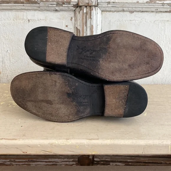 Frye Biker Black Short boots Sz 8 - Picture 9 of 10